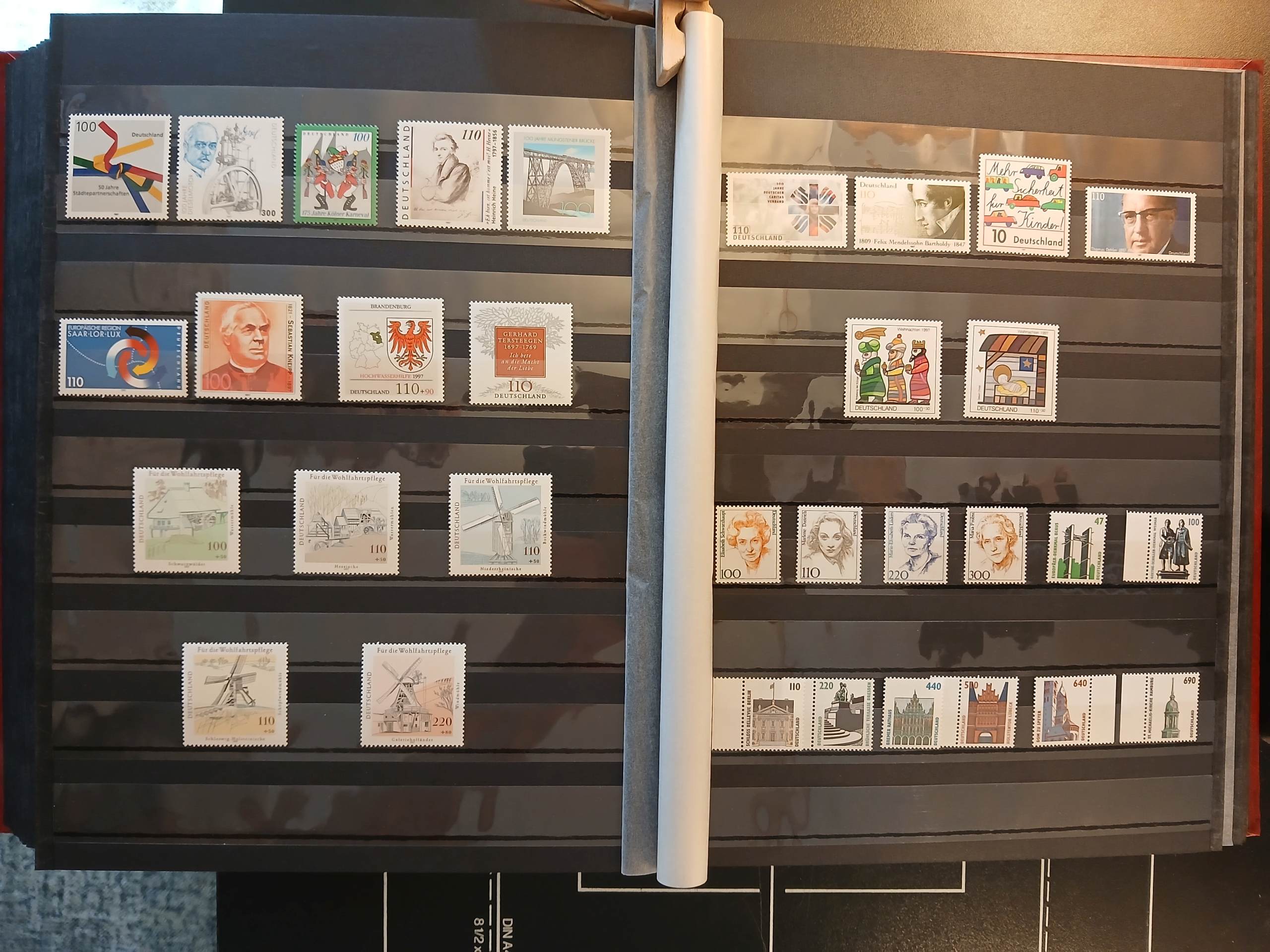 Vesttyskland (99) Postfrisk ** samling 1990 - 1999 begge år inklusive - Billede 9