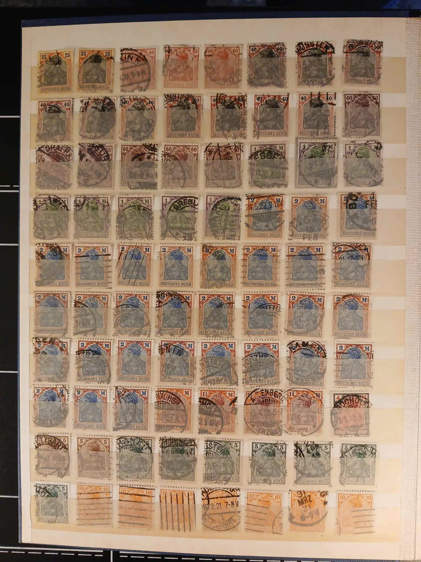 Deutsches Reich (201) Germaniamærker i massevis - Billede 4