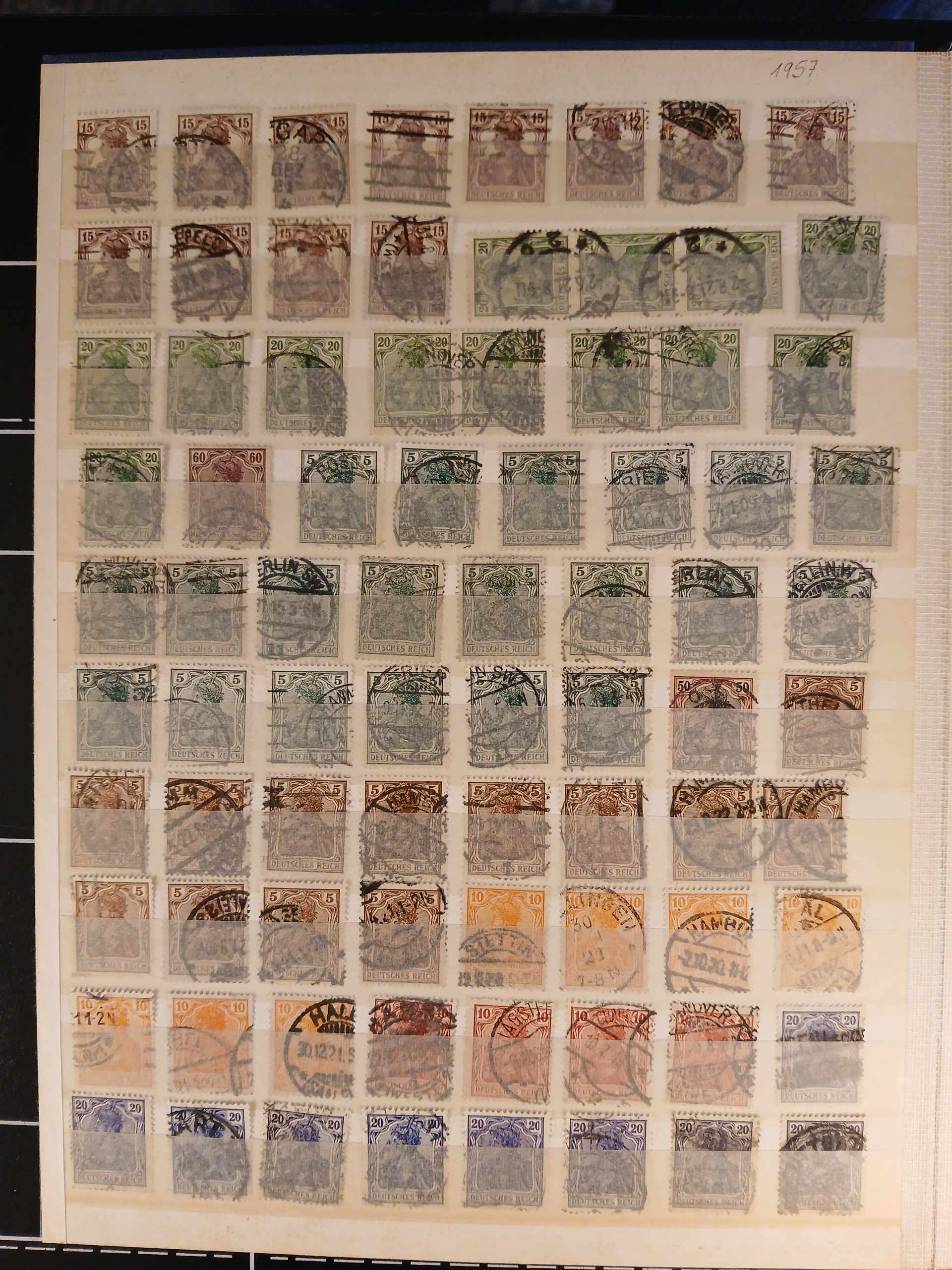 Deutsches Reich (201) Germaniamærker i massevis - Billede 8