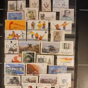 Vesttyskland (208) Frimærker fra år 2001