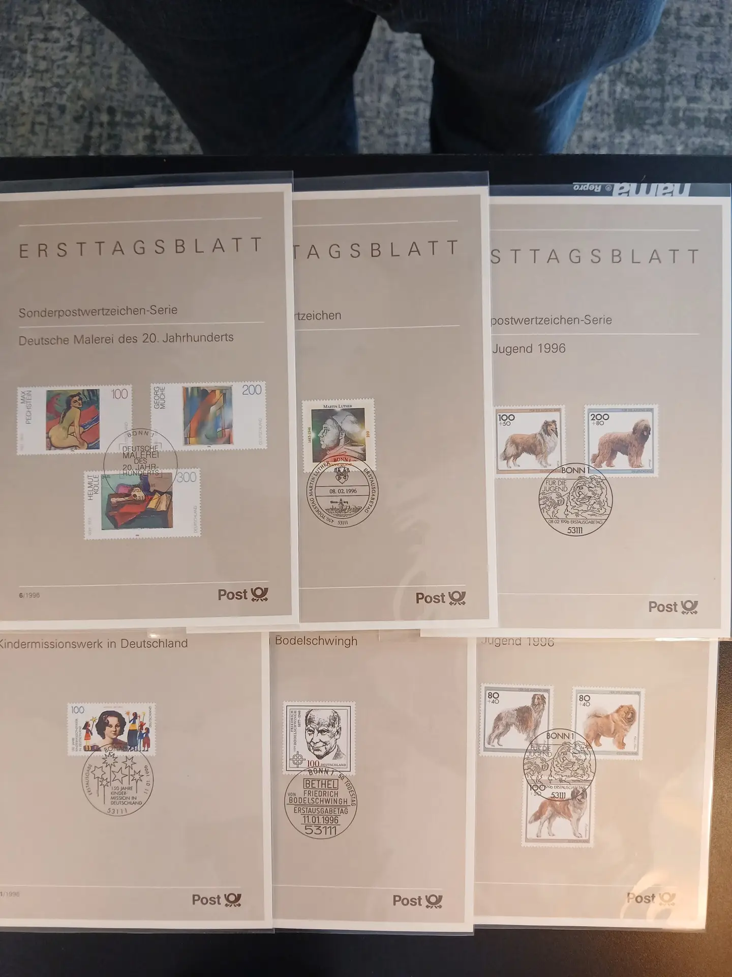 Tyskland (223) 9 Album med ETB (Førstedagsstemplinger). - Billede 3