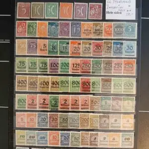 Deutsches Reich (242) 4 plancher med i alt 7 sider