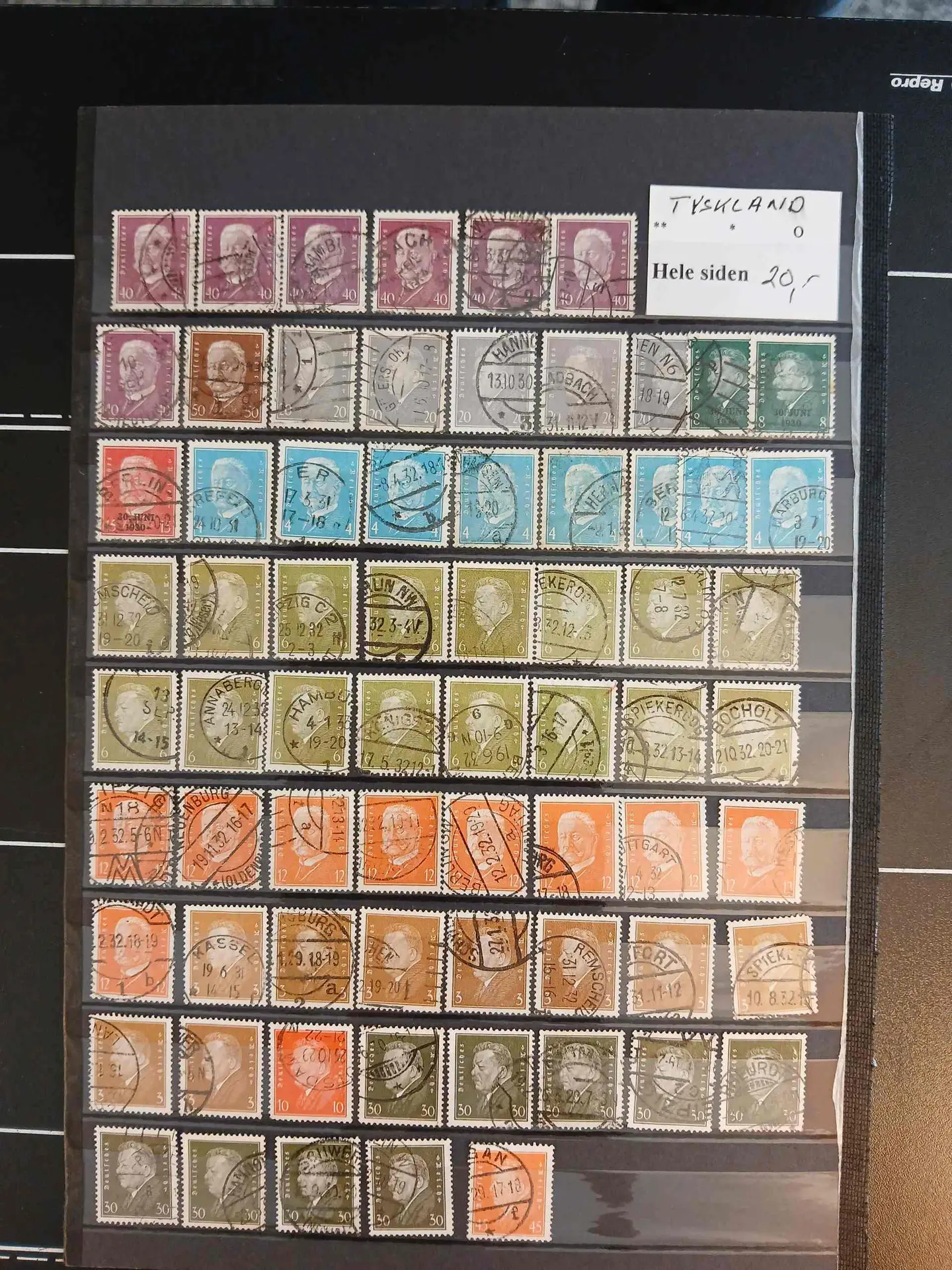 Deutsches Reich (241) 5 Plancher. - Billede 5