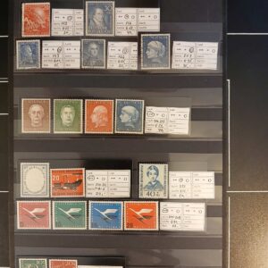 Vesttyskland (296) Planche med sjældne frimærker.