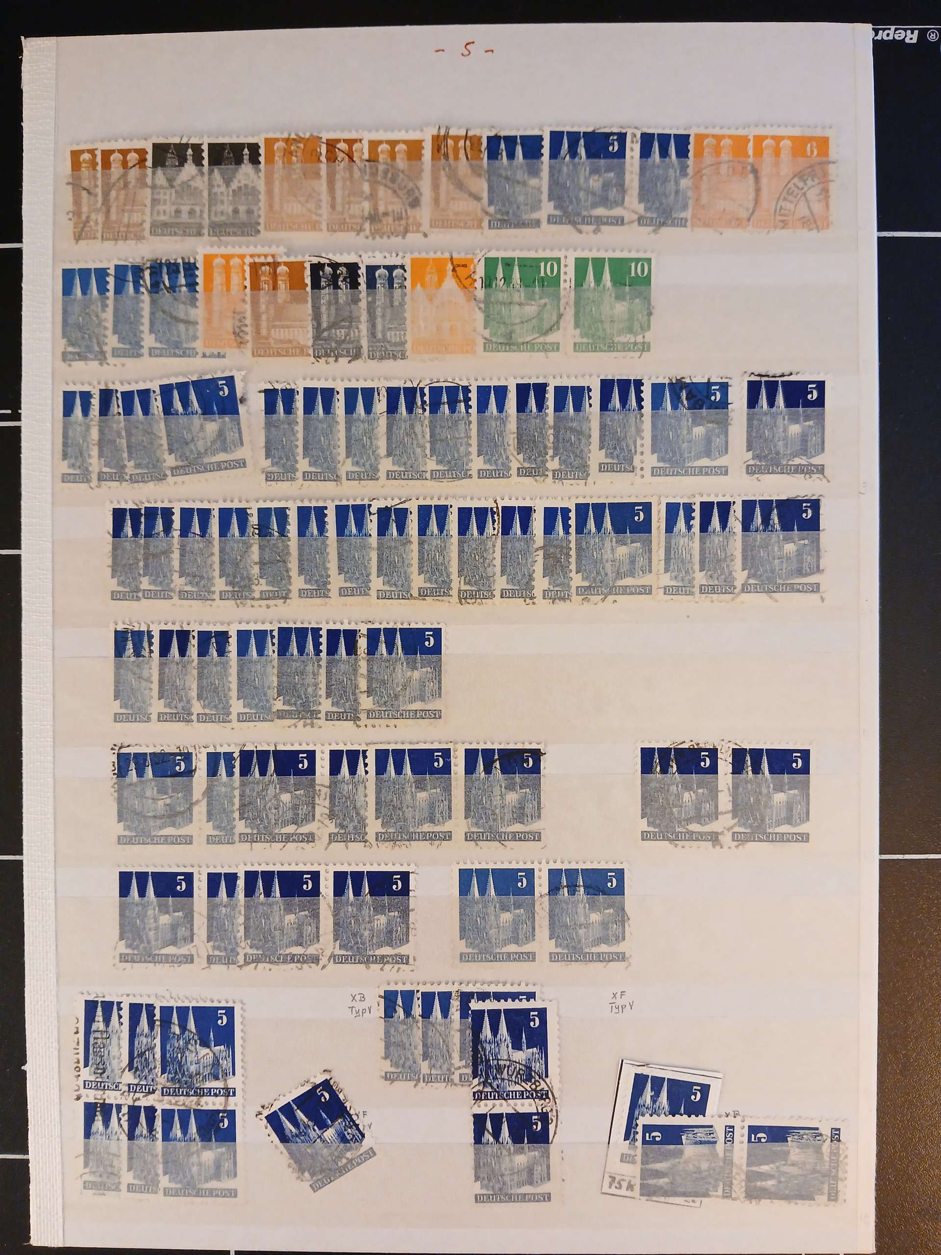 Zoner (338) Tyskland Zoner efter 2. verdenskrig. 5 Plancher - Billede 6