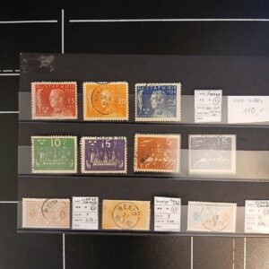 Sverige (347) Jubilæumsmærker fra 1924 og 1928