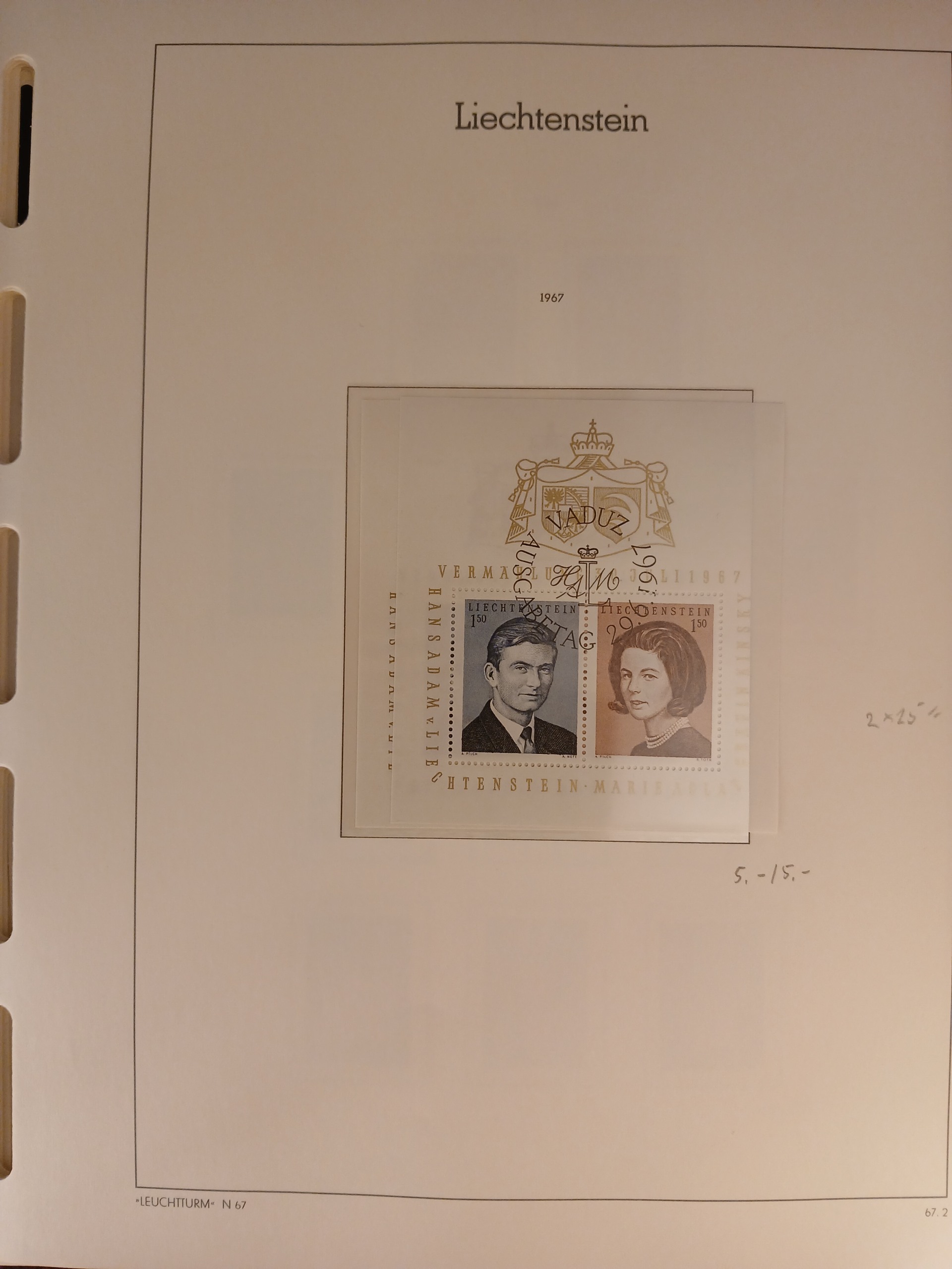 Liechtenstein (400) Postfriske frimærker fra 1965 til 1977. Tilsyneladende komplet - Billede 6