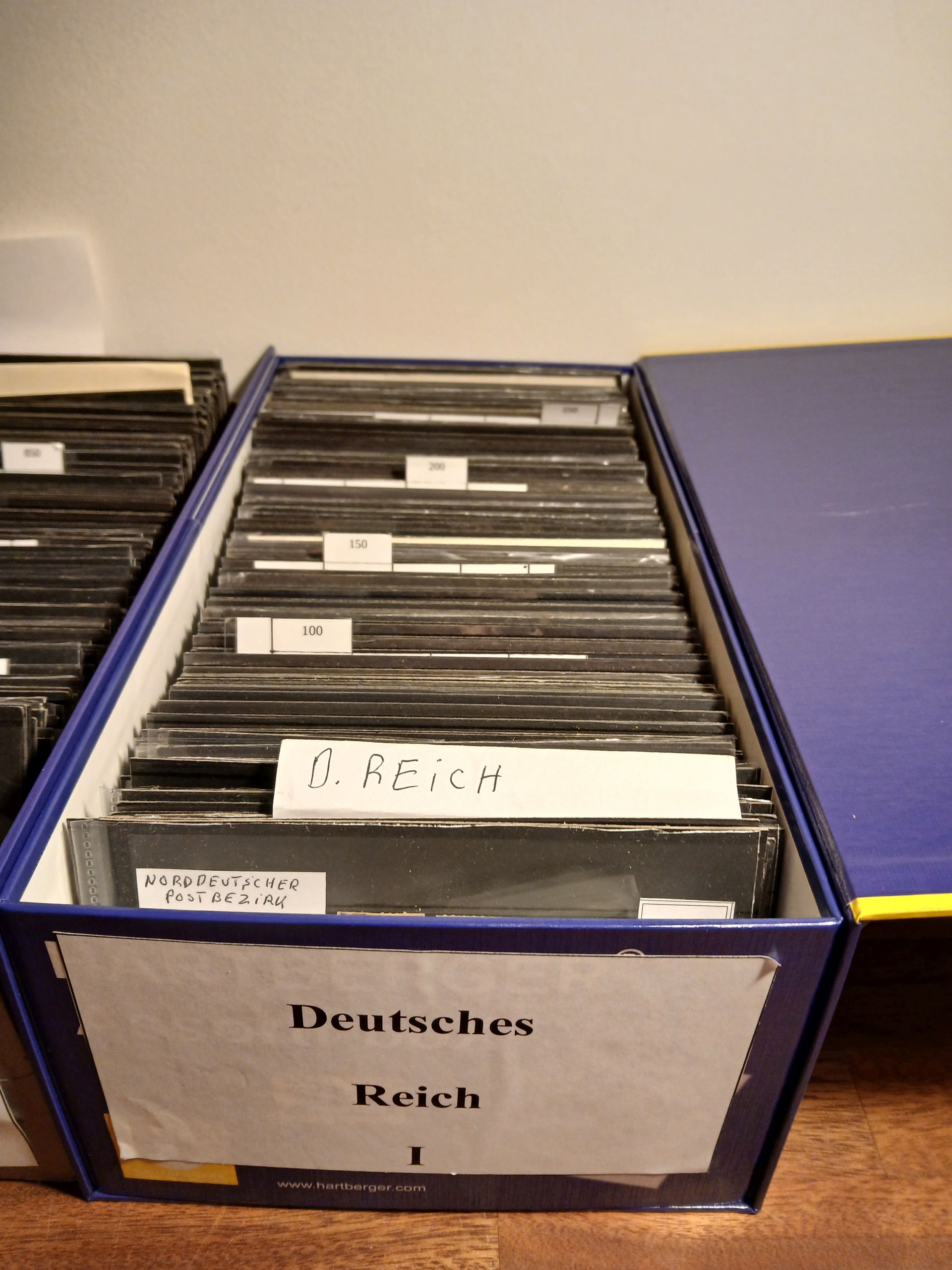 Deutsches Reich (455) Kartotek i 3 kasser I alt 956 plancher - Billede 3