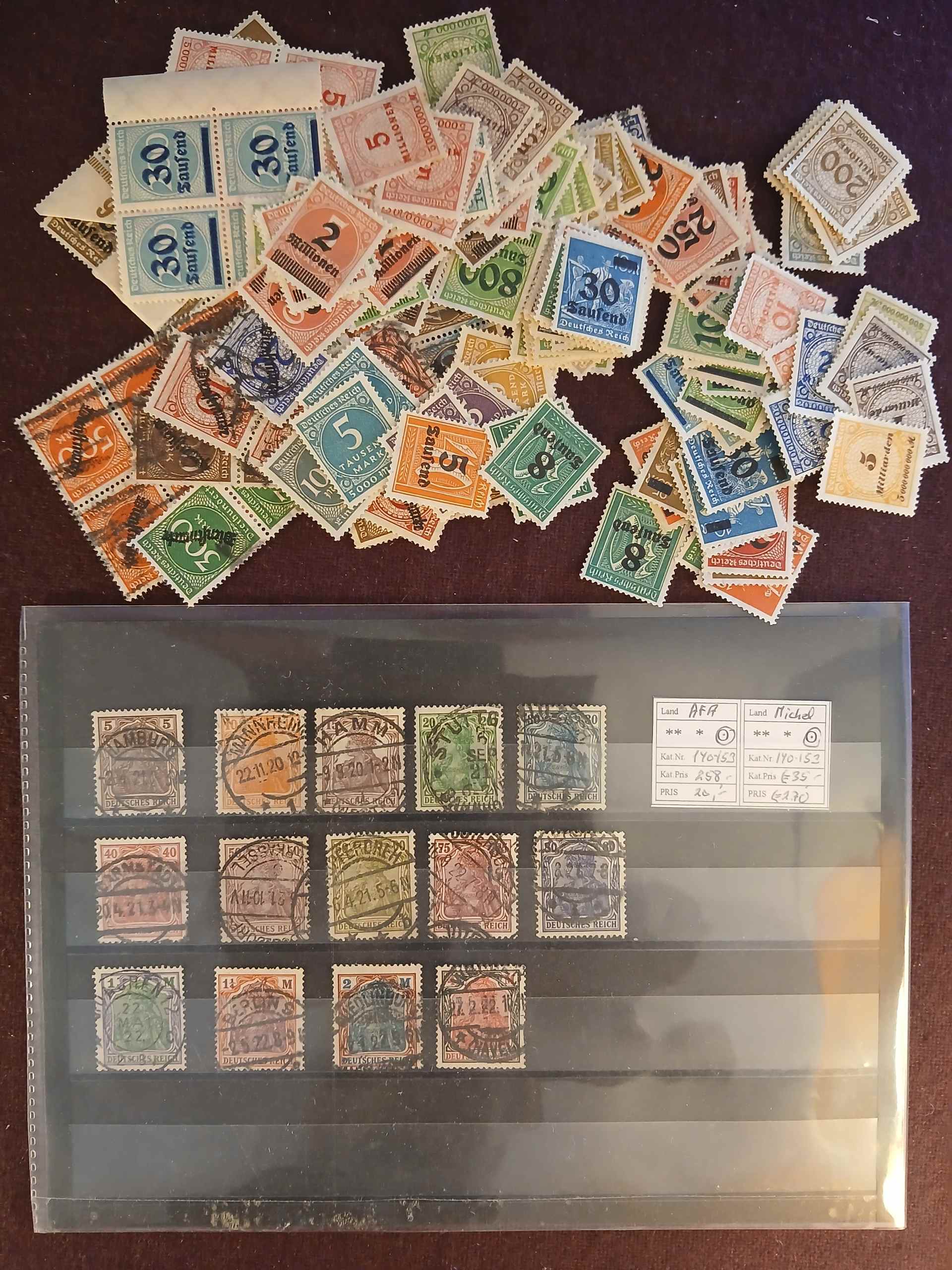 Deutsches Reich (506) 5 plancher plus en god sjat løse. - Billede 4