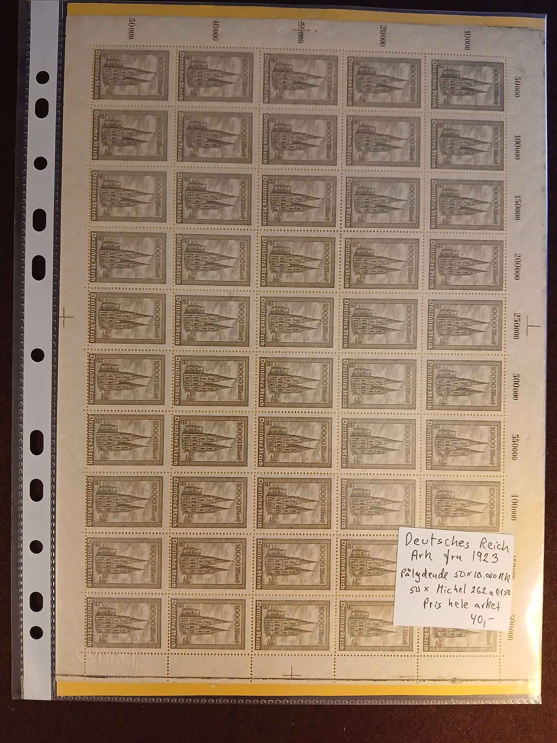 Deutsches Reich (513) og Generalgouvernementet. 5 Plancher og en sjat. - Billede 3